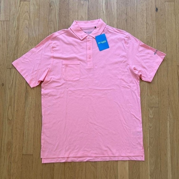 columbia sportswear Other - New Columbia Sportswear pink golf polo shirt, Men's Large